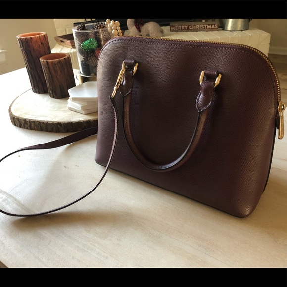 Burgundy Michael Kors Purse - Picture 3 of 5